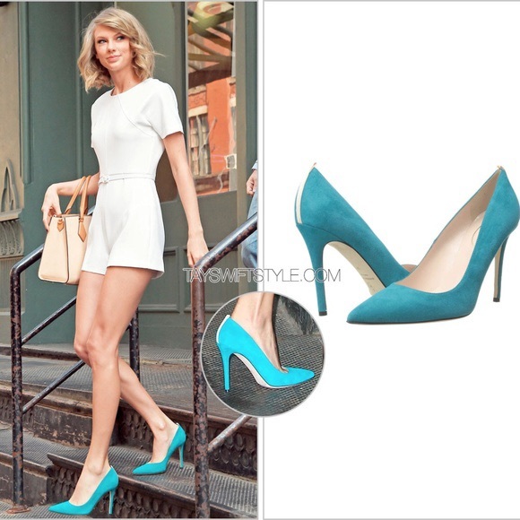 SJP by Sarah Jessica Parker Shoes - SJP by Sarah Jessica Parker Fawn Heels Teal